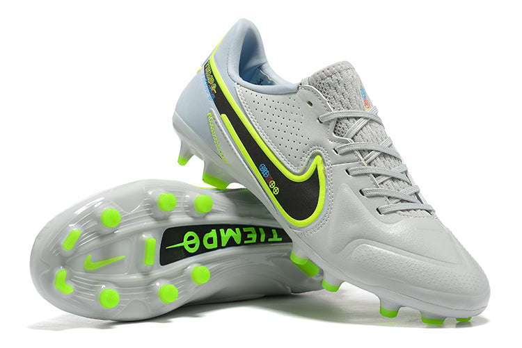 Chuteira Nike Tiempo Legend 9 Elite Campo - Cinza