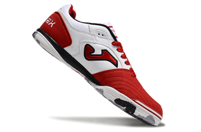 Chuteira Joma Top Flex Rebound Futsal - Branco/Vermelho