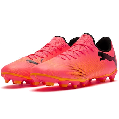 Chuteira de Campo Puma Future Play 7 - Laranja