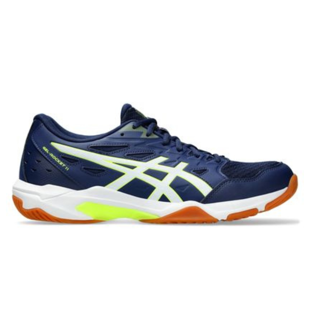 Tênis ASICS Gel-Rocket 11 - Masculino - Azul/Amarelo