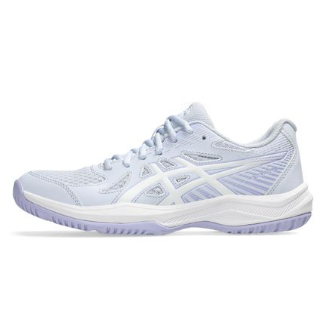 Tênis ASICS Upcourt 6 - Feminino - Azul/Branco