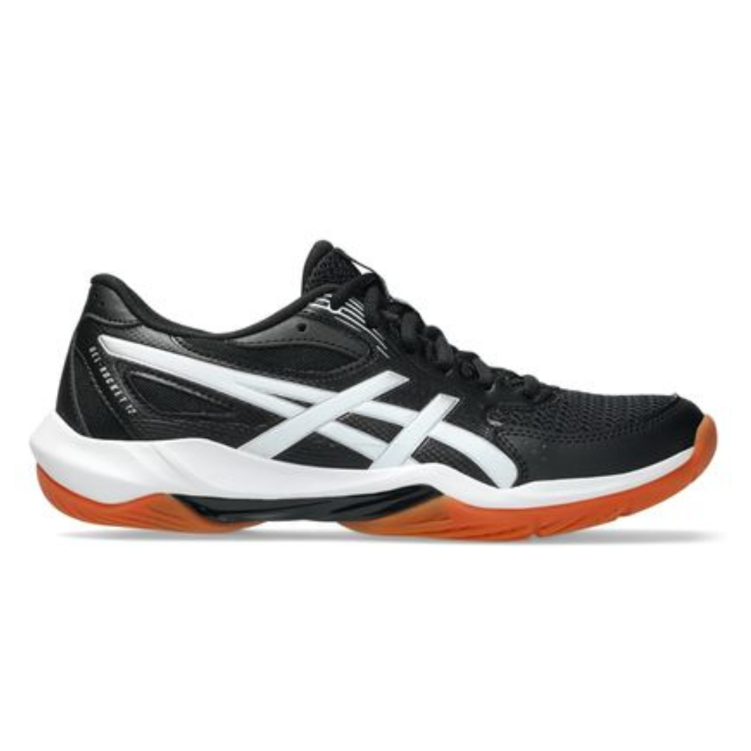 Tênis ASICS Gel-Rocket 12 - Feminino - Preto/Branco