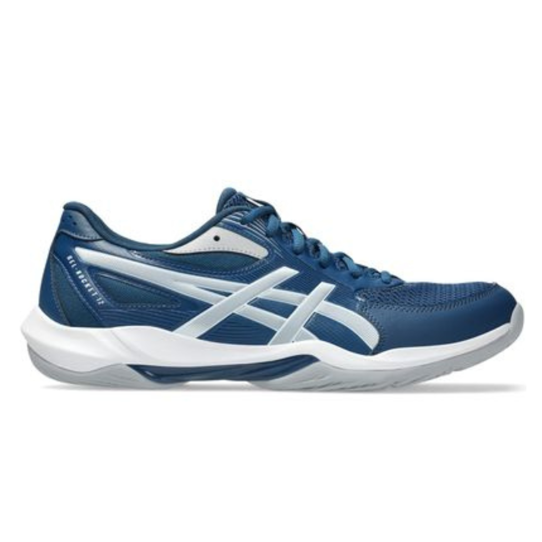Tênis ASICS Gel-Rocket 12 - Masculino - Azul/Cinza