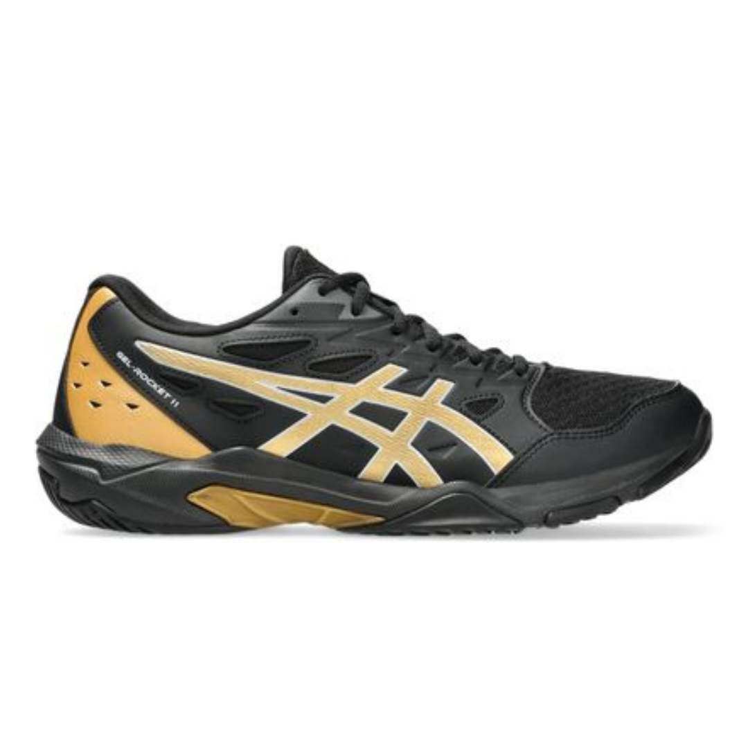 Tênis ASICS Gel-Rocket 11 - Masculino - Preto/Cinza