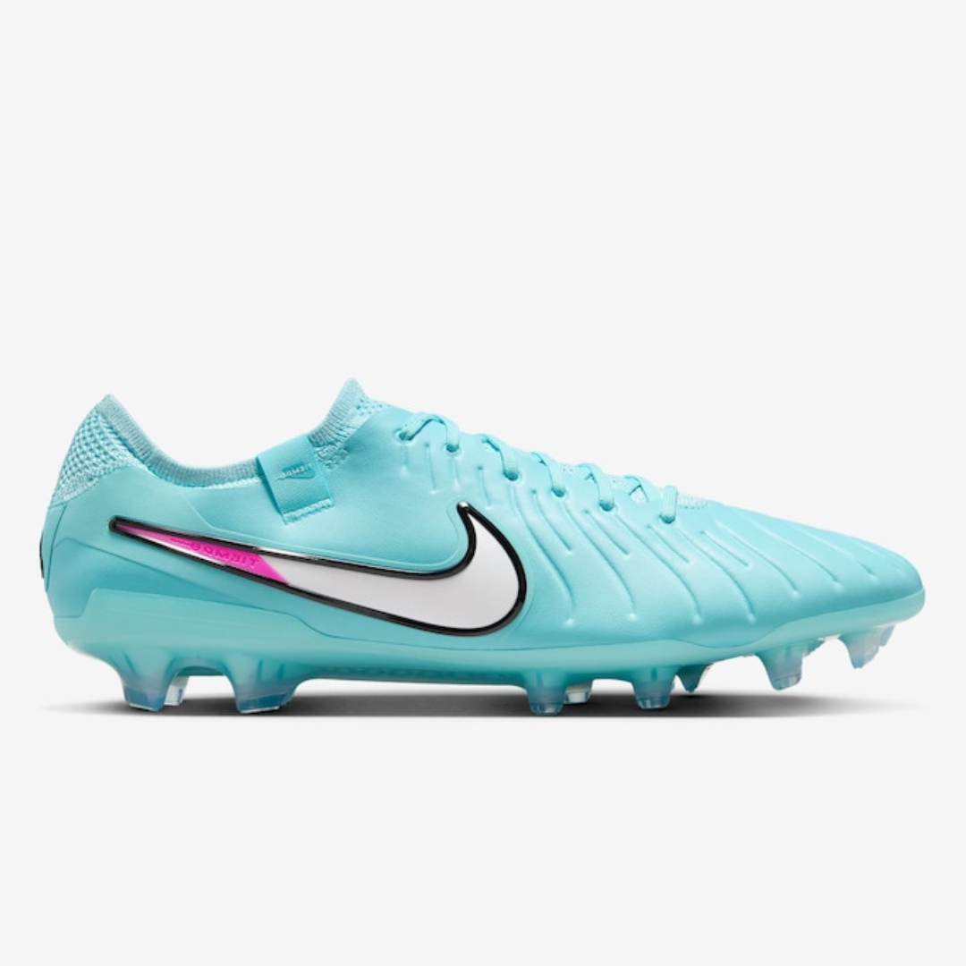 Chuteira Nike Tiempo 10 Elite Campo - Azul - Branco