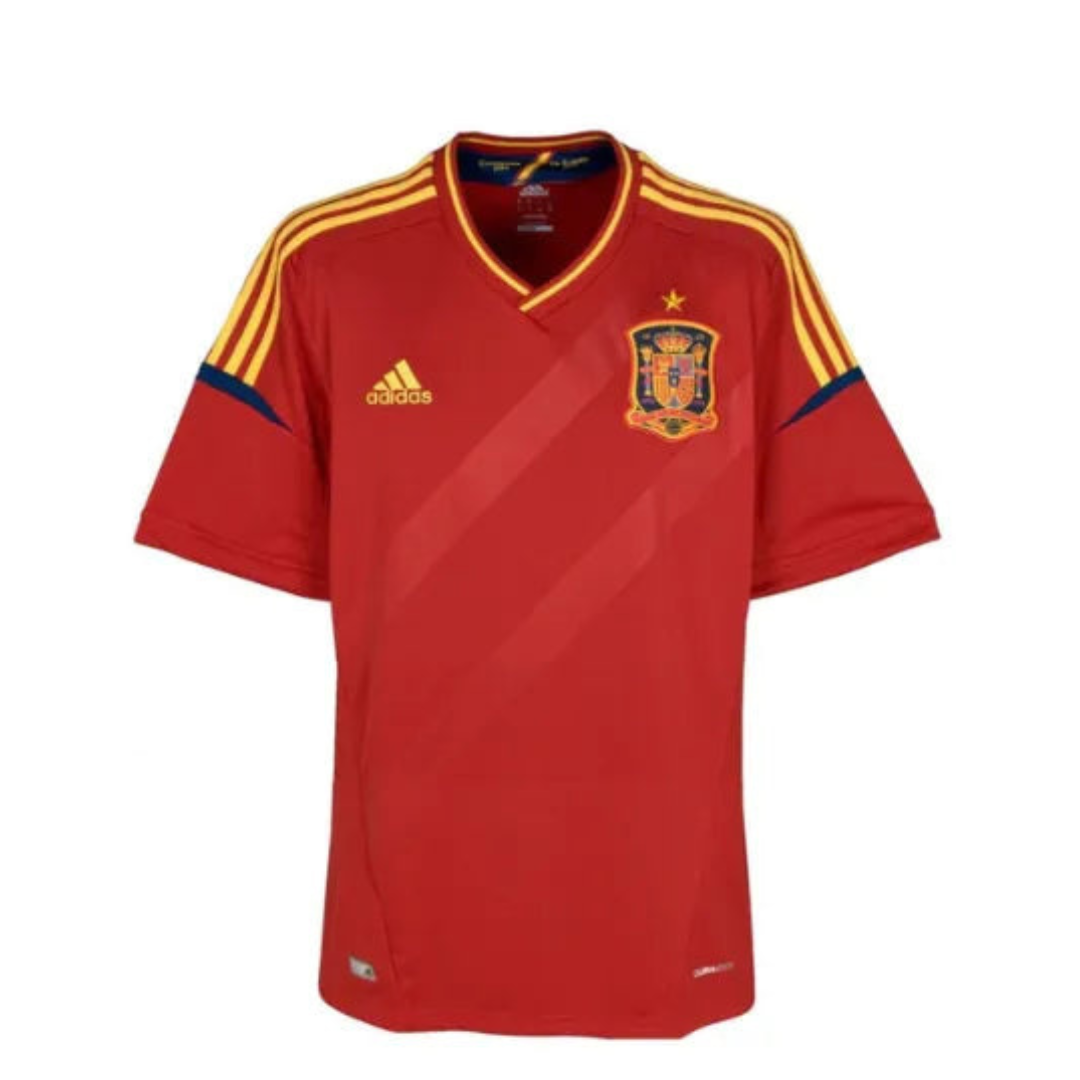 Camisa Seleção da Espanha Home Retrô 2012