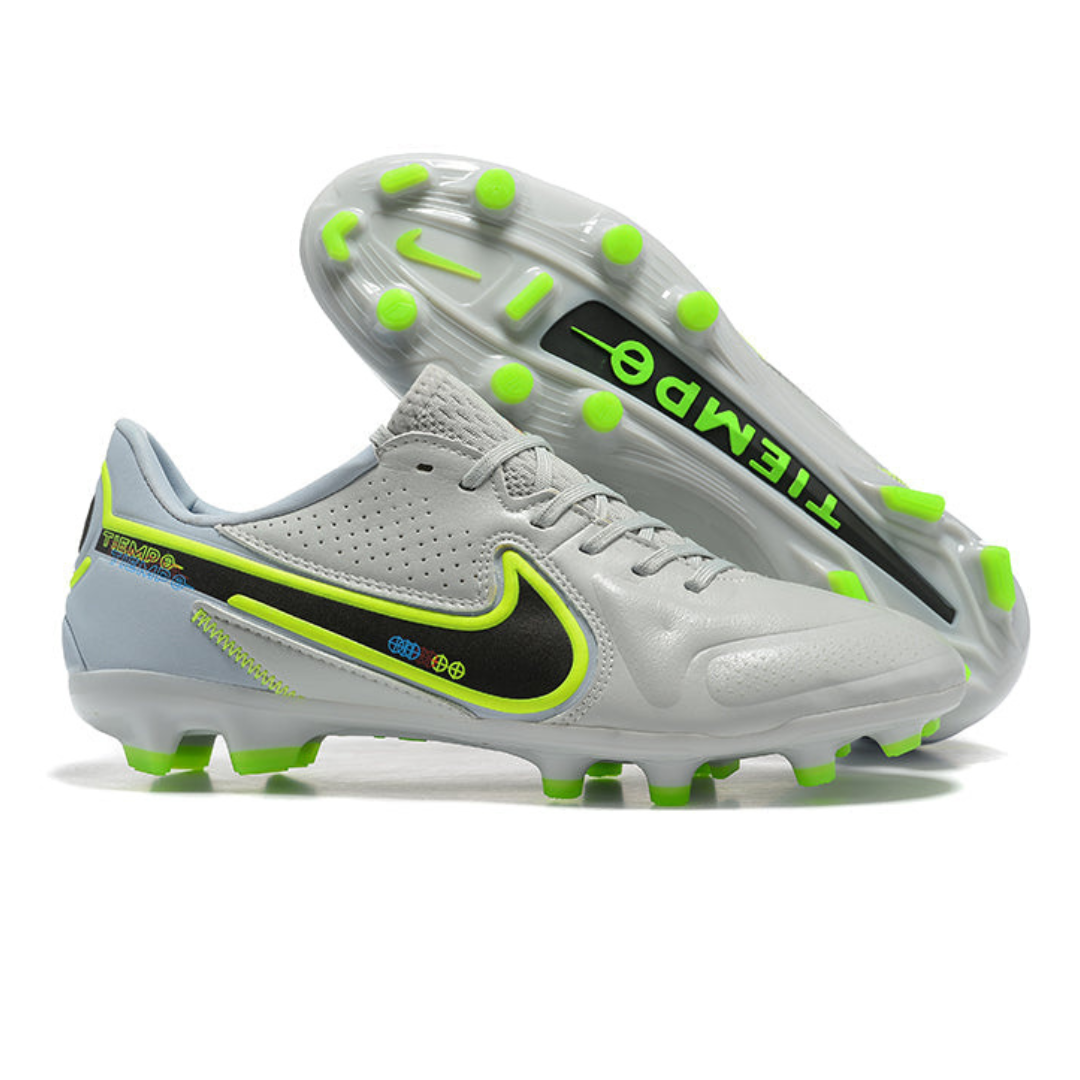 Chuteira Nike Tiempo Legend 9 Elite Campo - Cinza