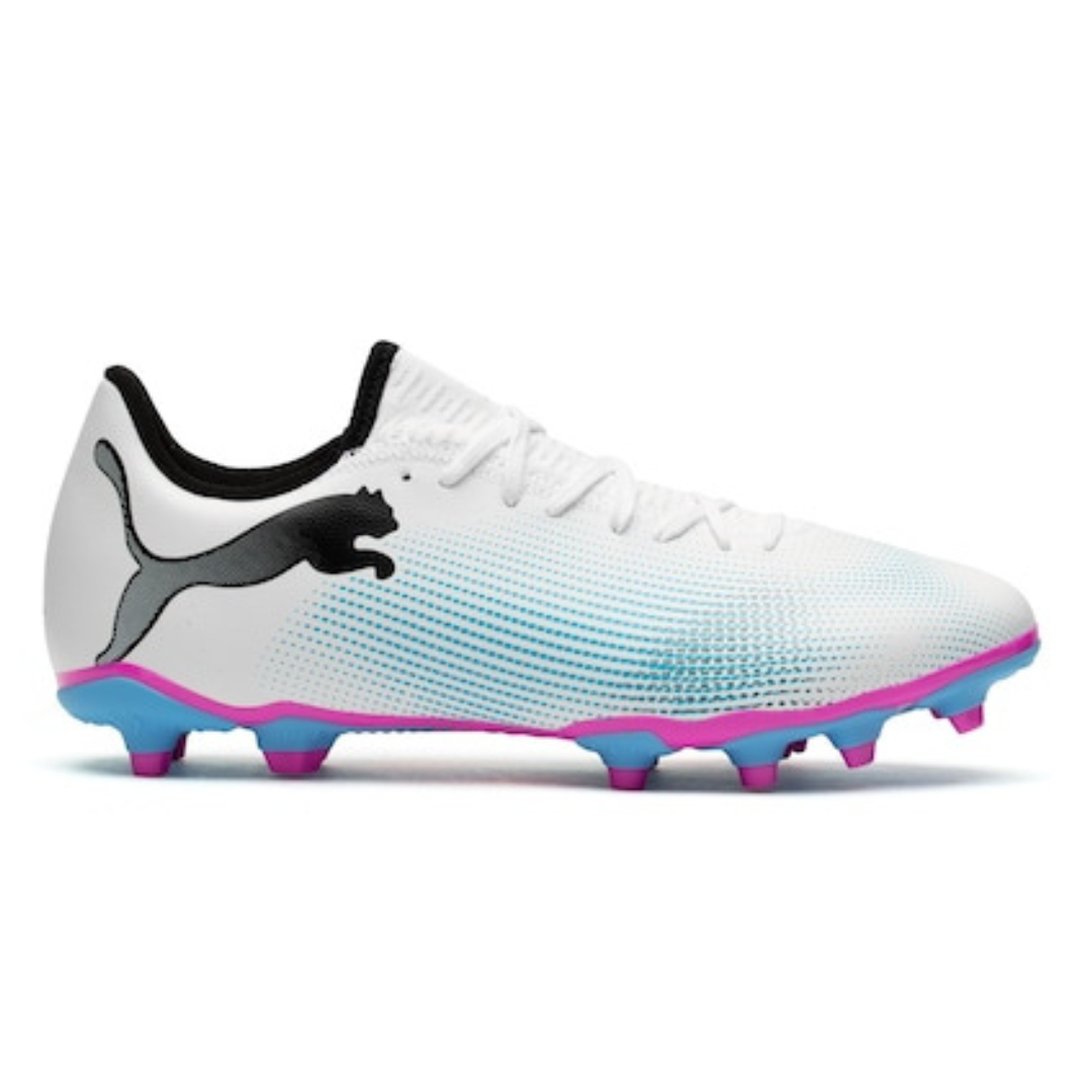 Chuteira de Campo Puma Future Play 7 - Branco