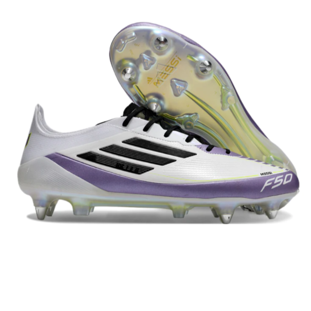 Chuteira Adidas F50 Campo -  Cinza/Azul