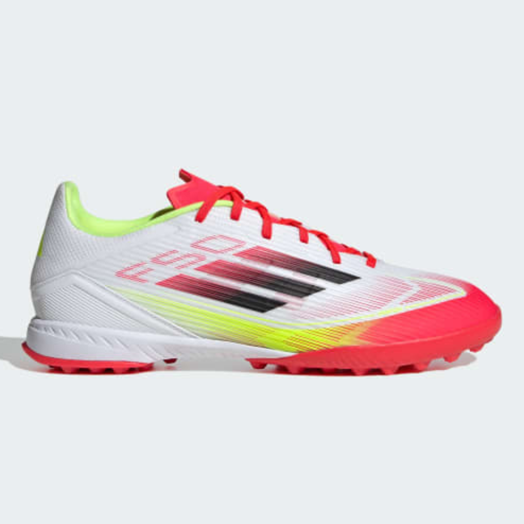 Chuteira Adidas F50 League Society - Branca - Laranja
