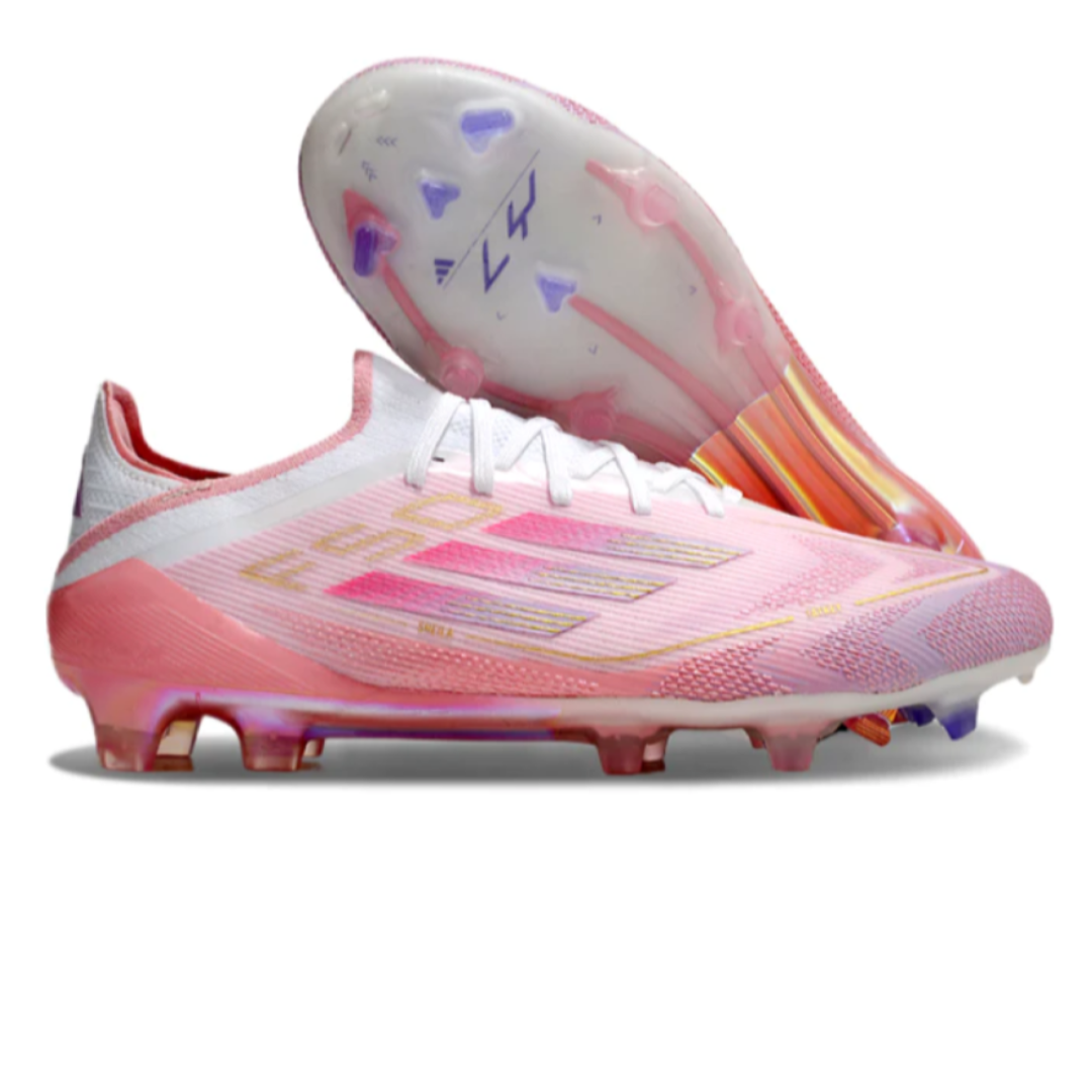 Chuteira Adidas F50 LY Elite Campo - Rosa