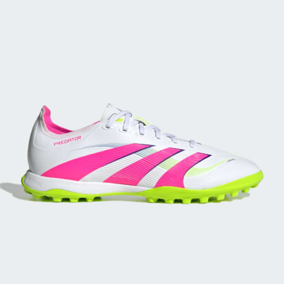 Chuteira Adidas Predator League Society - Rosa - Branco