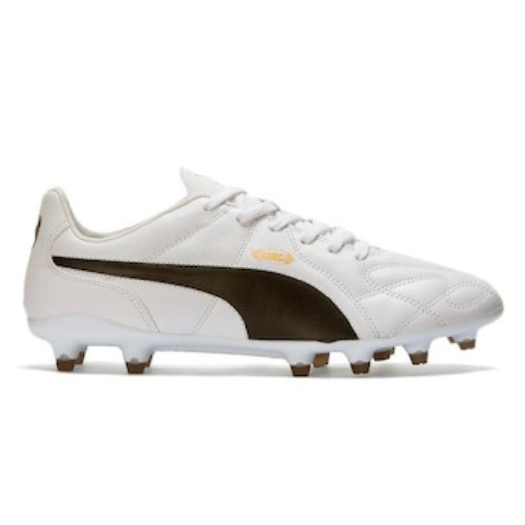 Chuteira de Campo Puma King FG - Branco