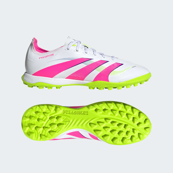 Chuteira Adidas Predator League Society - Rosa - Branco