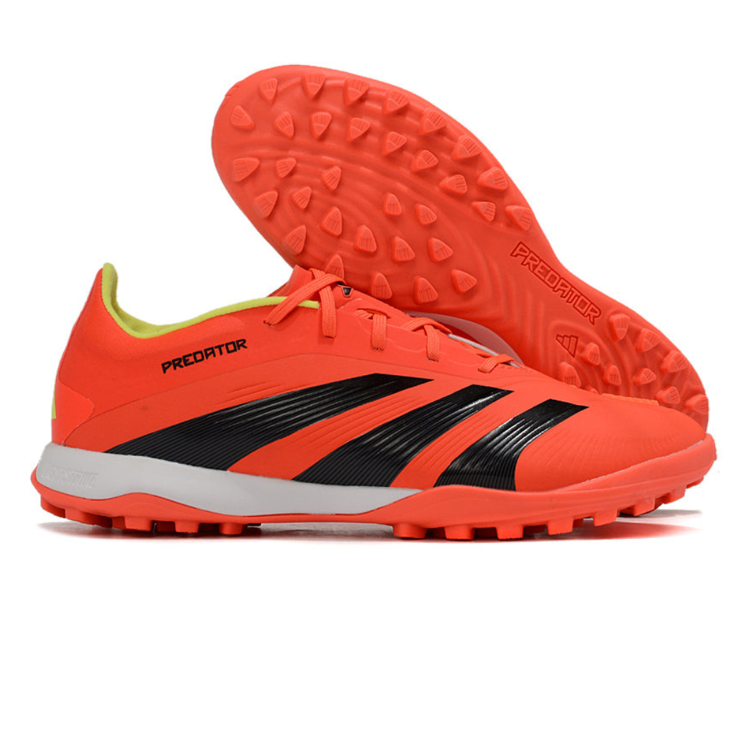 Chuteira Adidas Predator Society Elite - Laranja/Preto