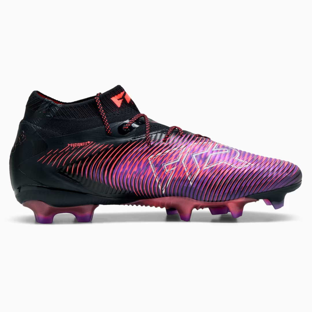 Chuteira Puma Future 8 Ultimate Campo - Preto/Branco/Vermelho
