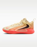 Tênis Nike HyperSet 2 Vôlei - Bege/Laranja Sunset