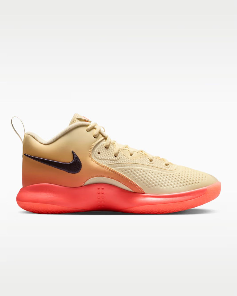 Tênis Nike HyperSet 2 Vôlei - Bege/Laranja Sunset