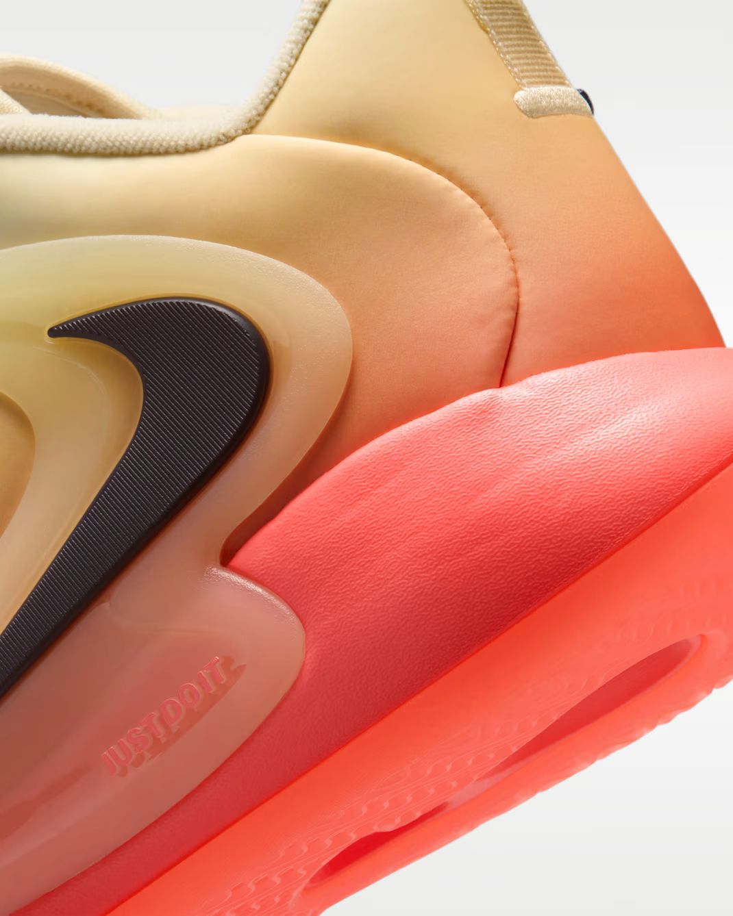 Tênis Nike HyperSet 2 Vôlei - Bege/Laranja Sunset
