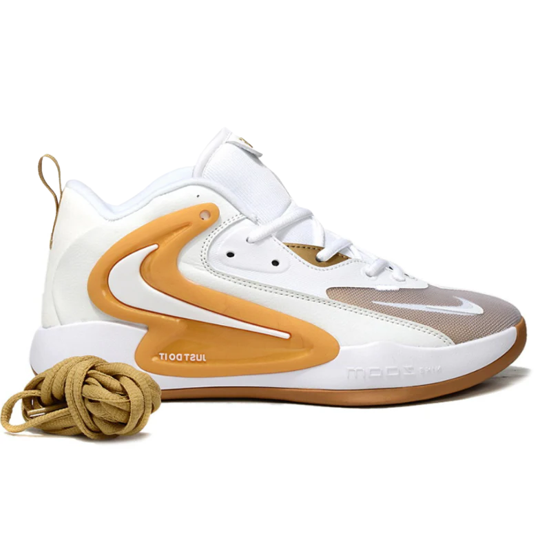 Tênis Nike HyperSet 2 Vôlei - Branco - Dourado