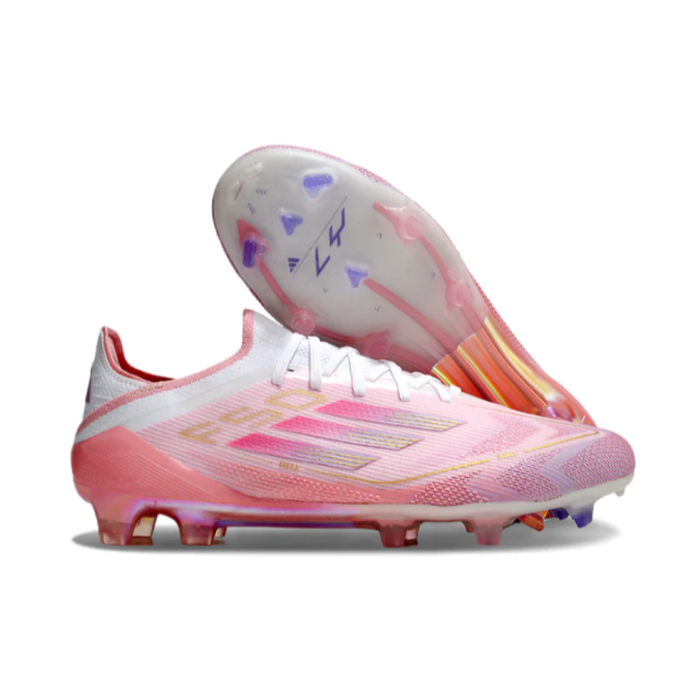 Chuteira Adidas F50 LY Elite Campo - Rosa