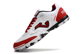 Chuteira Joma Top Flex Rebound Futsal - Branco/Vermelho