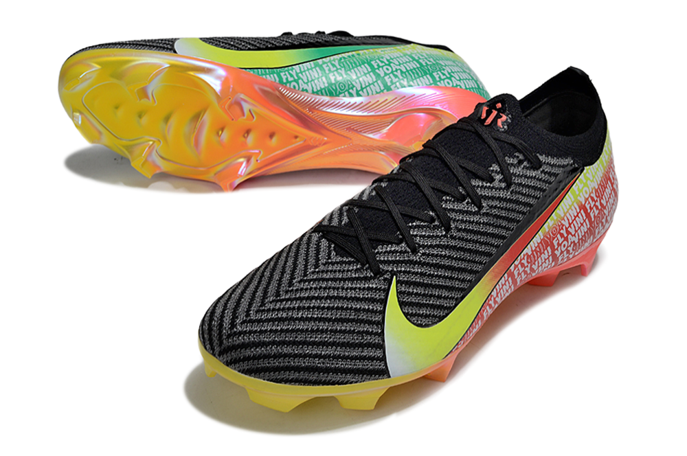 Chuteira Nike Air Zoom Mercurial Vapor 16 Elite Vini Jr Campo - Preto