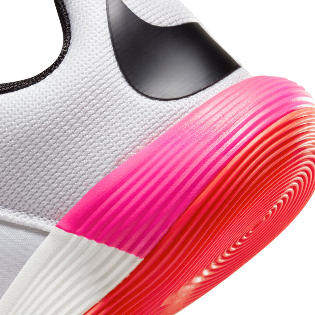 Tênis Nike React HyperSet Vôlei - Branco - Rosa