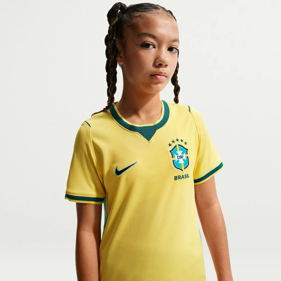 Camisa Brasil Titular 2026/27 - Versão Torcedor Infantil Copa do Mundo