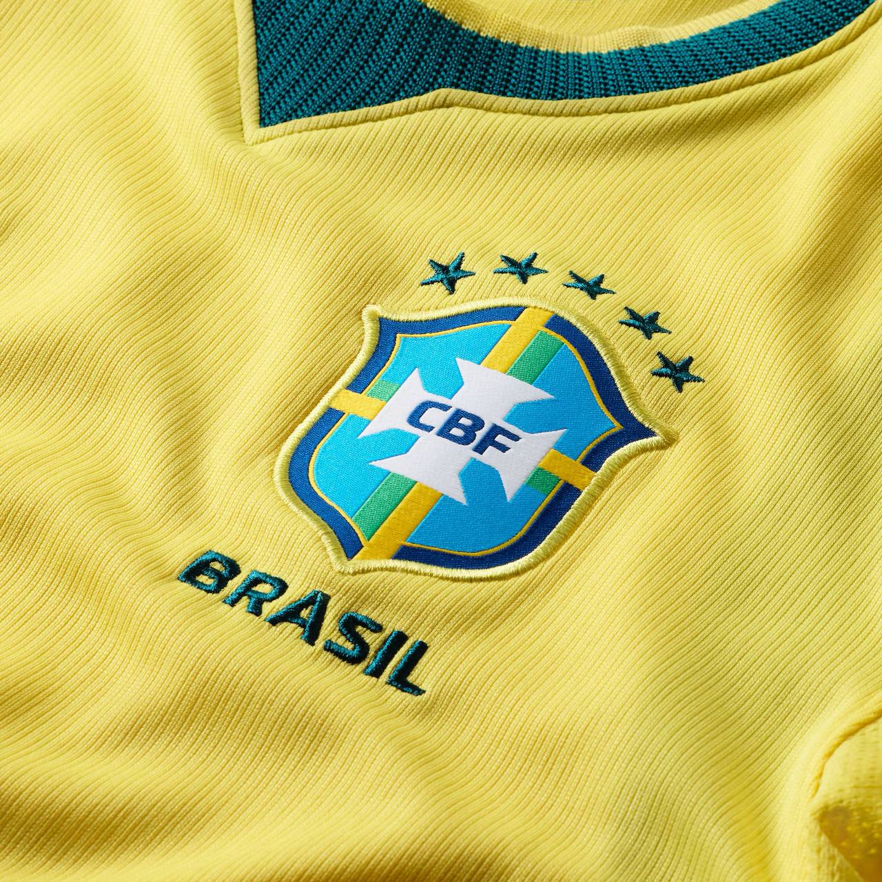 Camisa Brasil Titular 2026/27 - Versão Torcedor Infantil Copa do Mundo