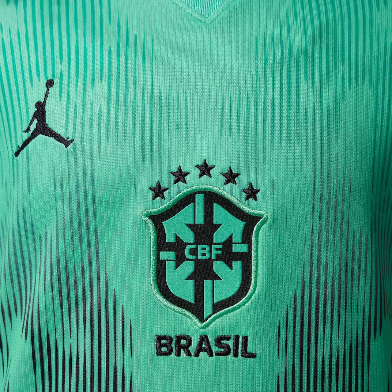 Camisa de Goleiro Brasil Jordan 2026/27 Torcedor Infantil Copa do Mundo