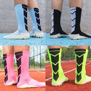 5 Pares De Meias De Futebol Antiderrapantes