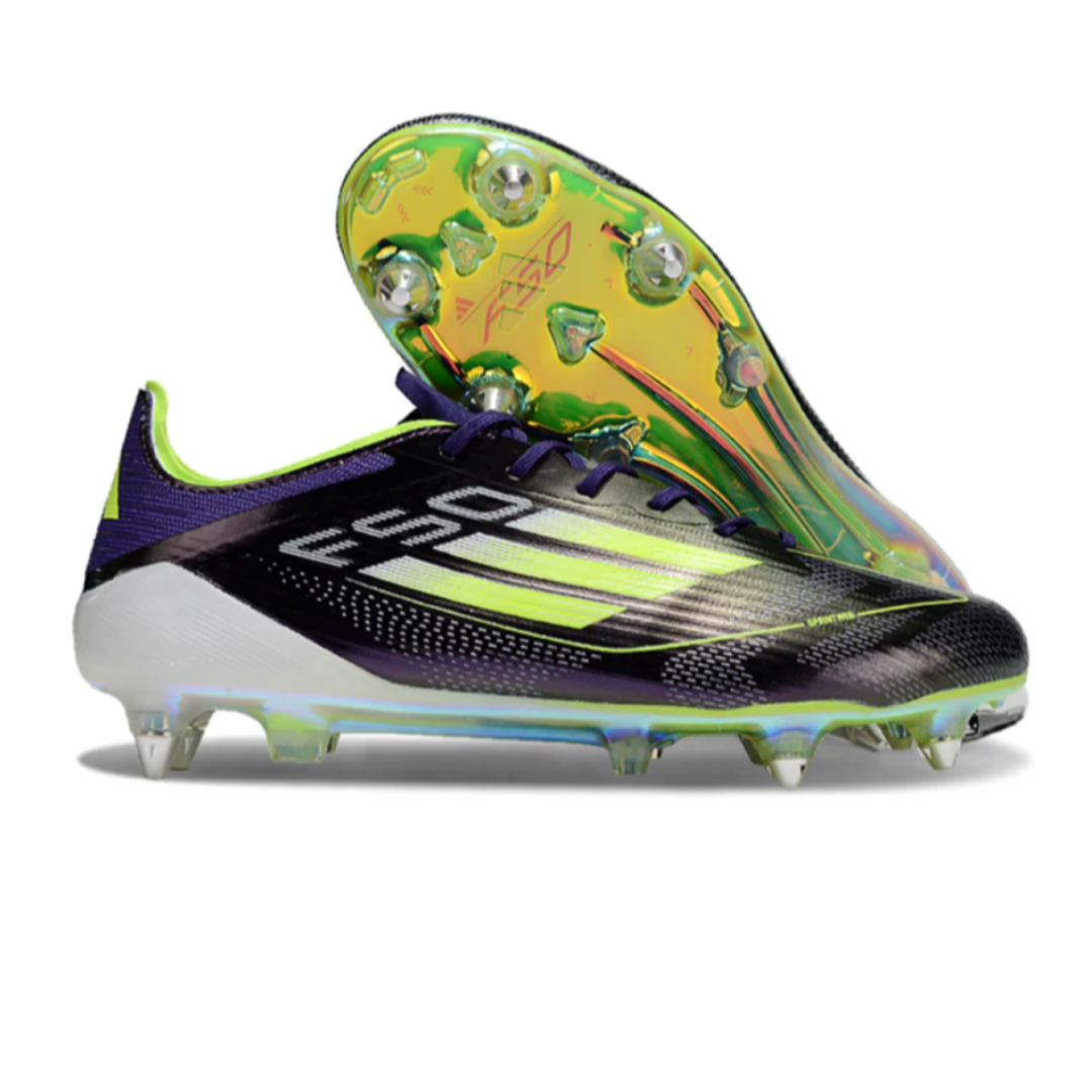Chuteira Adidas F50 Elite Campo - Preto/Azul