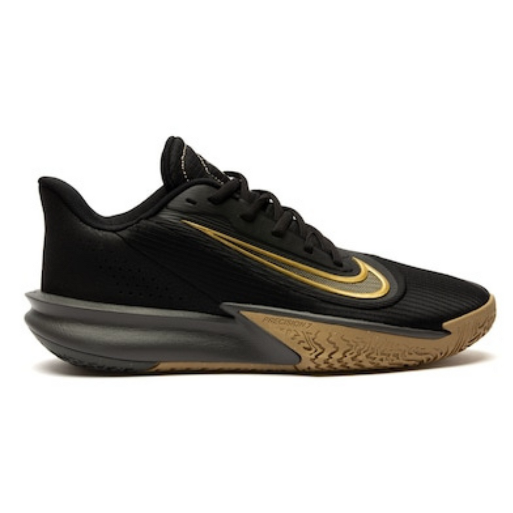 Tênis Nike Precision VII NBR - Preto - Dourado – Zene Sports
