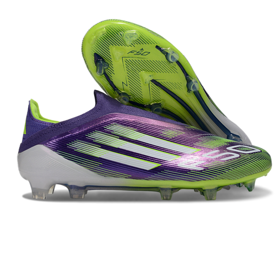 Chuteira Adidas F50 Campo -  Roxo - Verde